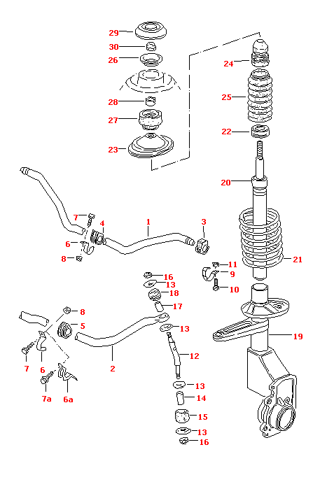 Стабилизатор Амортизатор Подвеска (Передняя ось, Дифференциал, Рулевое управление)