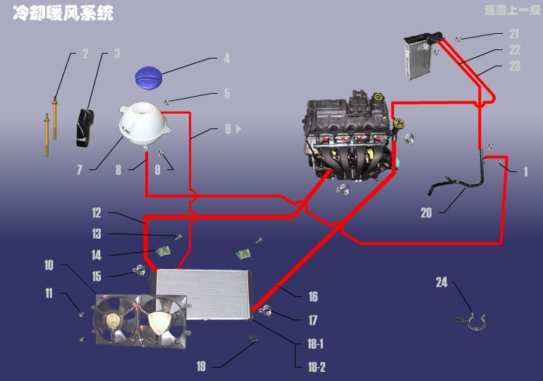 COOLING AND WARM SYSTEM ... [   ] (ENGINE ACCESSORY ... [  ])