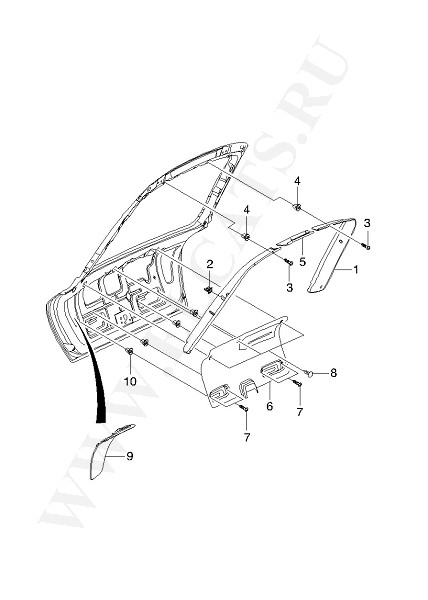 ОБЛИЦОВКА ДВЕРИ (ВНУТРЕННЕЕ ОБОРУДОВАНИЕ)