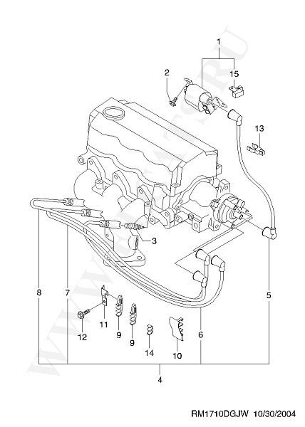 ЭЛЕКТРООБОРУДОВАНИЕ ДВИГАТЕЛЯ (ДВИГАТЕЛЬ)