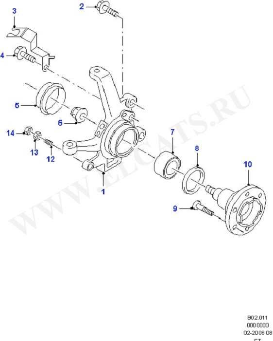 Front Knuckle And Hub (   )
