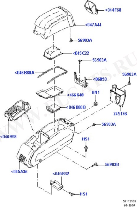 Console - Floor (Instrument Panel And Console)