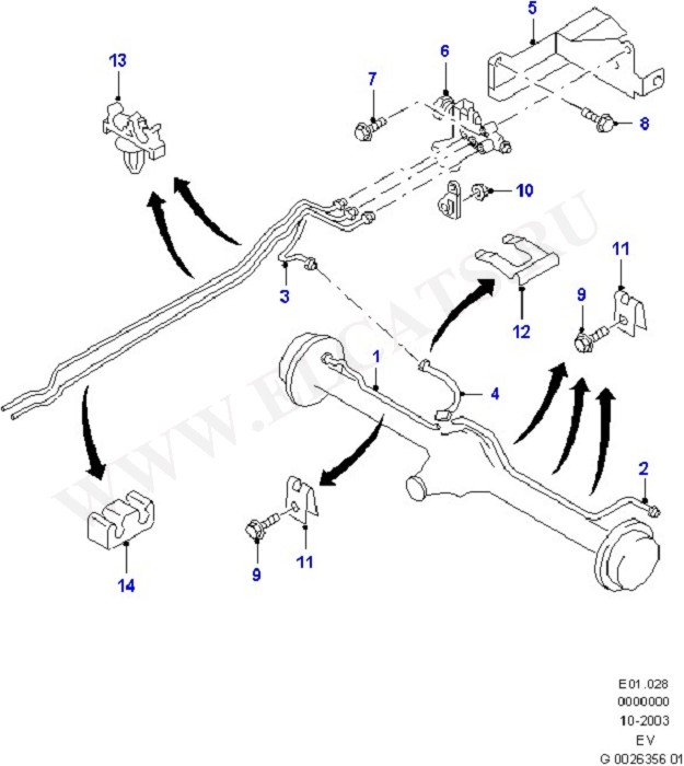 Brake Pipes/Light Laden Valve (Brake Pipes/ABS/Brake System Valves)