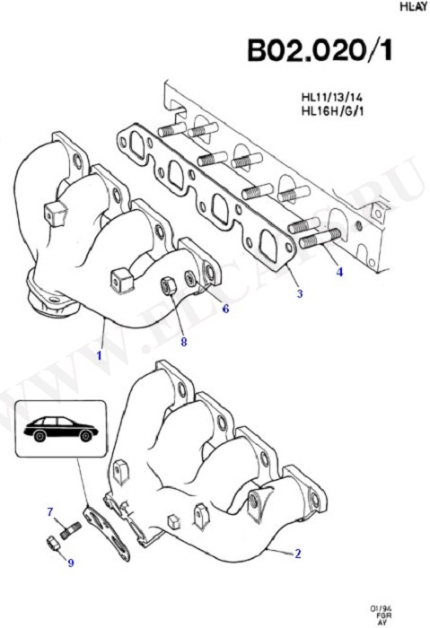 Cylinder Head/Valves/Rocker Cover (CVH)