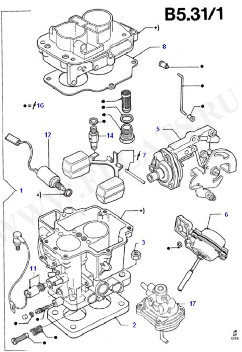 Fuel System - Engine (CVH)