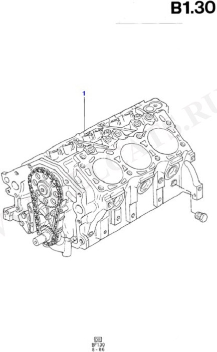 Engine/Block And Internals (Taunus V6 2.4, 2.9)