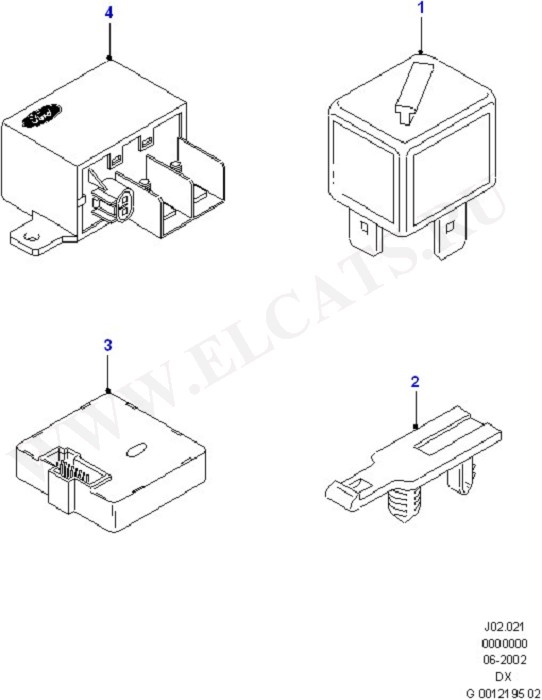 Relays (Wiring System & Related Parts)