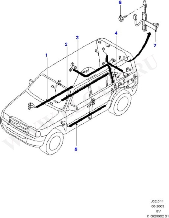 Wiring - Front And Rear (Wiring System & Related Parts)