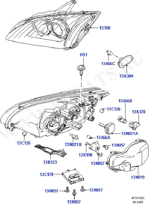 Headlamps And Front Flasher Lamps (Front & Interior Lamps)