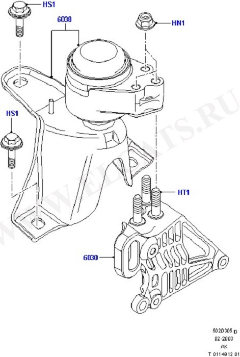 Engine Mounting (Engine & Transmission Mountings)