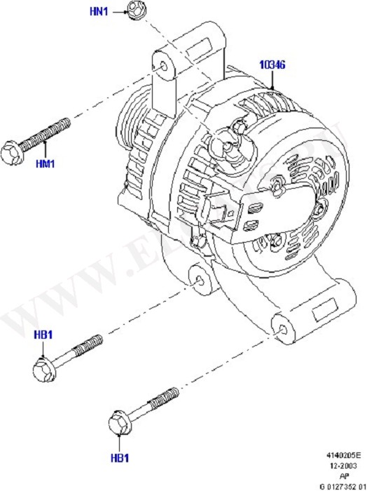 Alternator And Mountings (  )