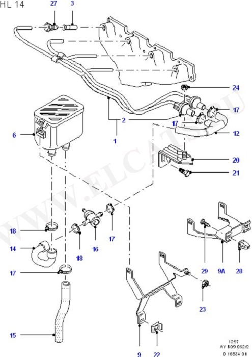 Emission Control - Vacuum Lines (CVH)