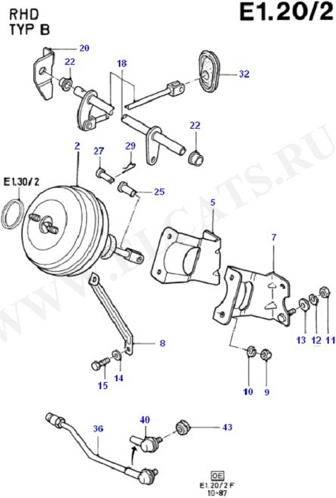 Brake Booster (Master Cylinder/Brake Booster/Pipes)