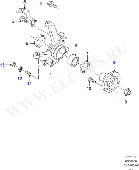 Front Knuckle And Hub (   )