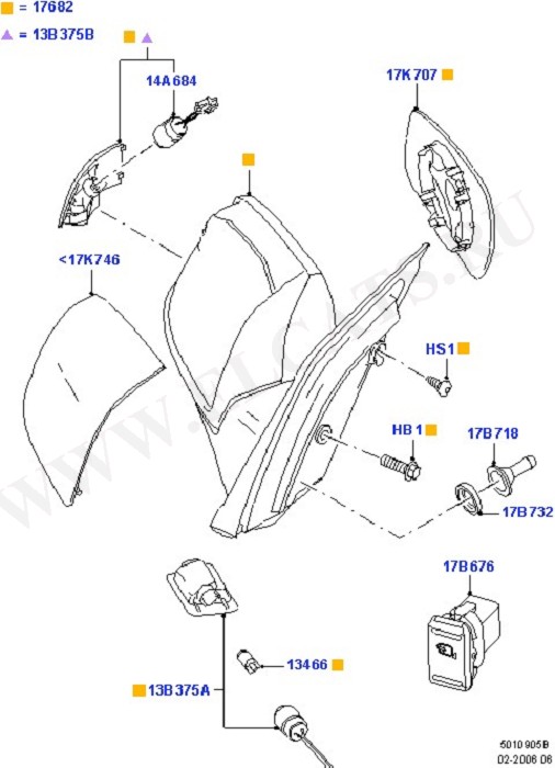 Exterior Rear View Mirror (Rear View Mirrors And Related Parts)
