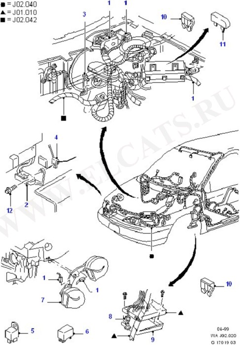 Engine Compartment Wiring (Wiring System & Related Parts)