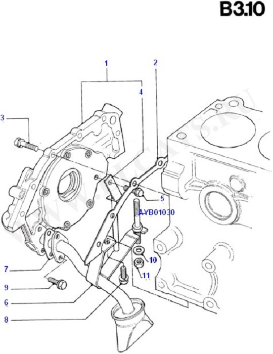 Oil Pump/Pan/Filter/Level Indicator (CVH)