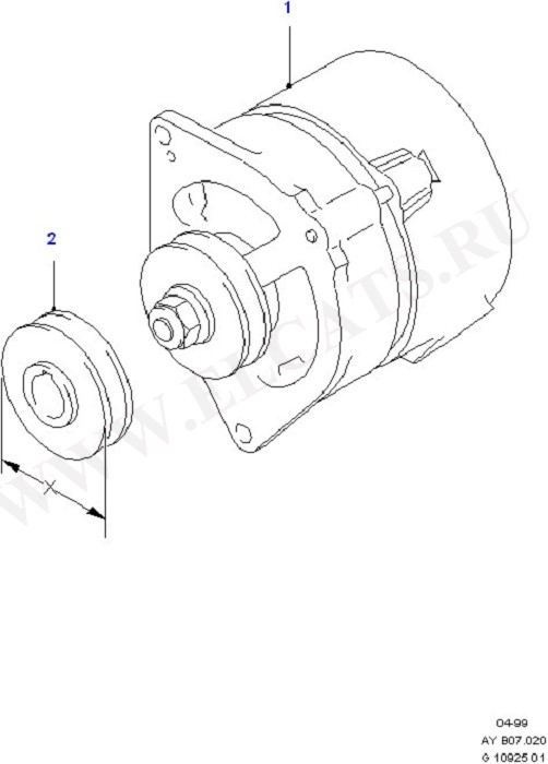 Alternator/Starter Motor & Ignition (CVH)