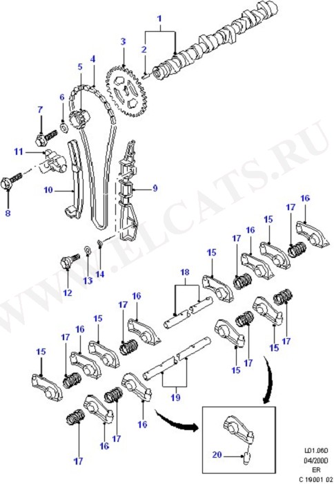 Camshaft/Valve Control/Timing Gear (Engine/Block And Internals)