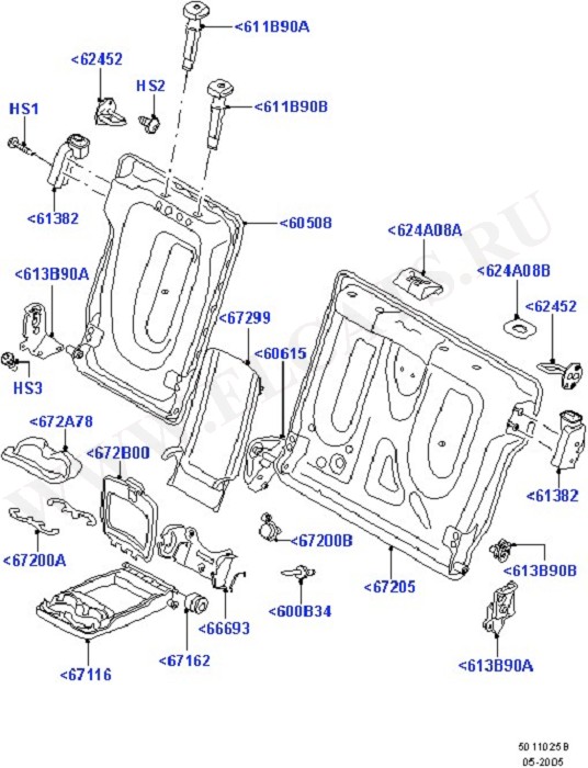 Rear Seat Back (Seats And Related Parts)