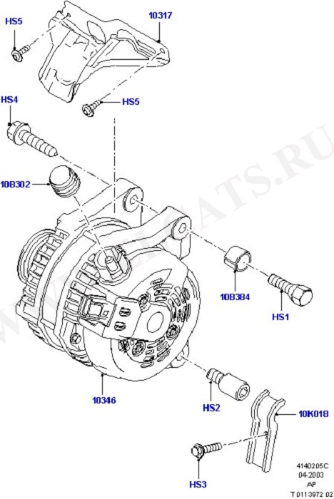 Alternator And Mountings (  )