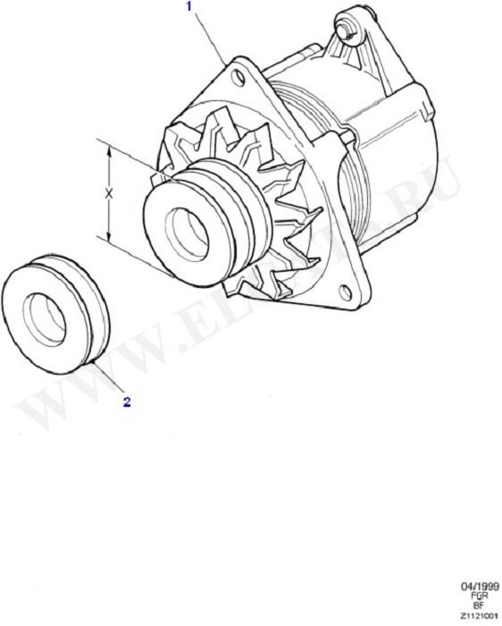 Alternator/Starter Motor & Ignition (Taunus V6 2.4, 2.9)