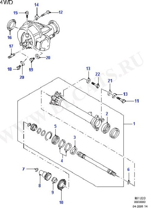 Front Axle (Suspension,Drive Shaft & Axle-Front)