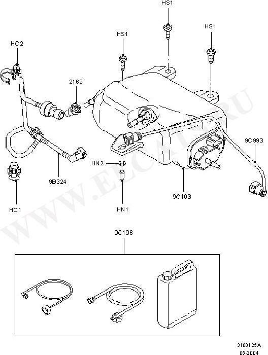 Fuel System - Tank & Lines ( )