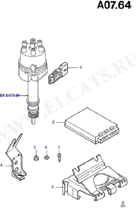 Alternator/Starter Motor & Ignition (Taunus V6 2.0, 2.3, 2.8)