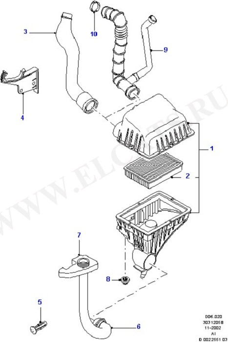 Engine Air Intake (Lynx Engine)