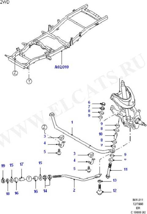 Front Stabilizer Bar (Suspension,Drive Shaft & Axle-Front)