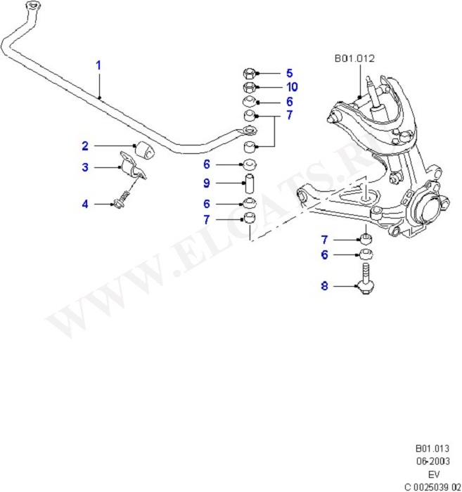 Front Stabilizer Bar (Suspension And Axle - Front)