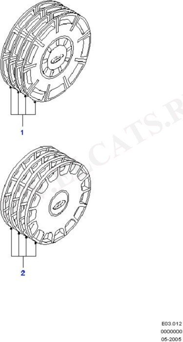 Suspension System And Wheels (Galaxy 2000 - 2006)