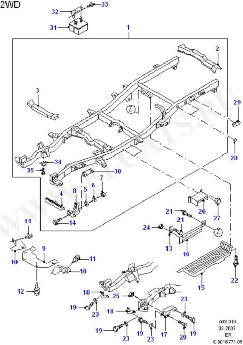 Chassis Frame (Floor Panels And Floor Members)