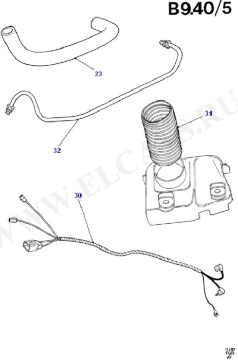 Emission Control - Vacuum Lines (CVH)