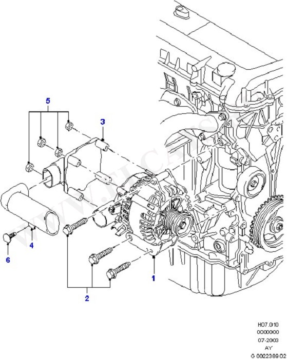 Alternator/Starter Motor & Ignition (Duratec HE)