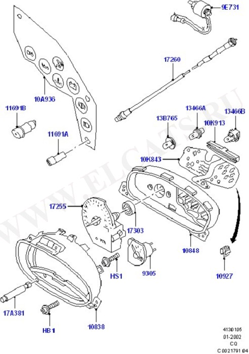 Instrument Cluster (Instrument Cluster Related Parts)