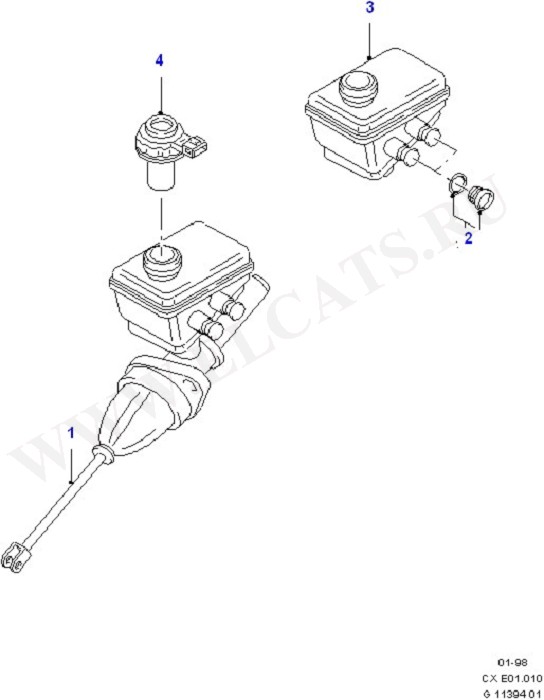 Master Cylinder - Brake System (Brake Pipes/ABS/Brake System Valves)