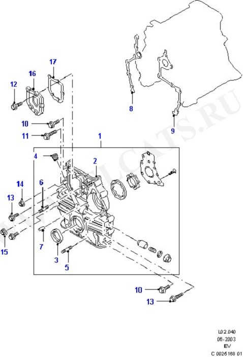 Timing Gear Covers (Cylinder Head/Valves/Manifolds/EGR)
