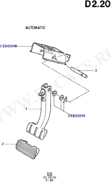Brake Pedal (Brake And Clutch Controls)