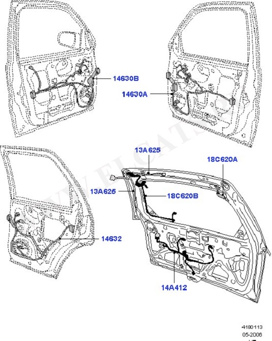 Wiring - Body Closures (Wiring System & Related Parts)
