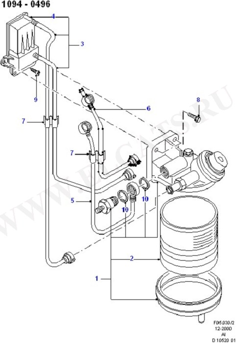 Fuel System - Engine (VM25T)
