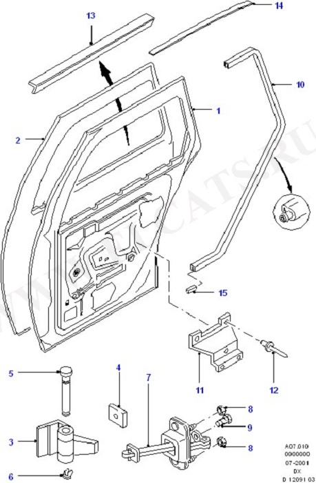 Rear Doors, Hinges & Weatherstrips (Rear Doors And Related Parts)