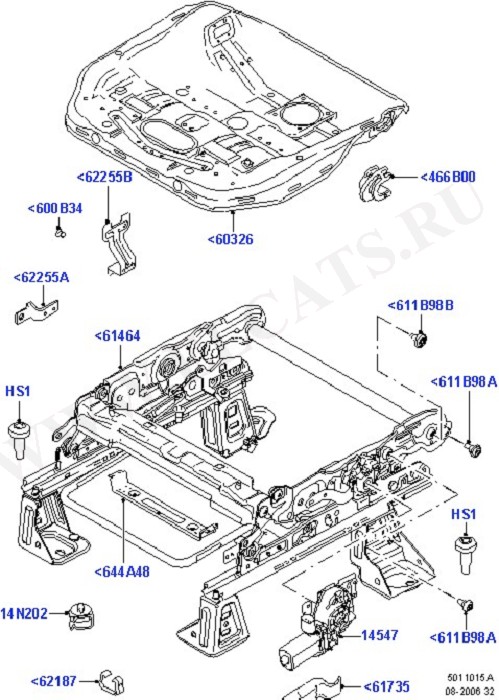 Front Seat Base (Seats And Related Parts)