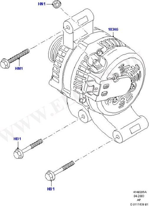 Alternator And Mountings (  )