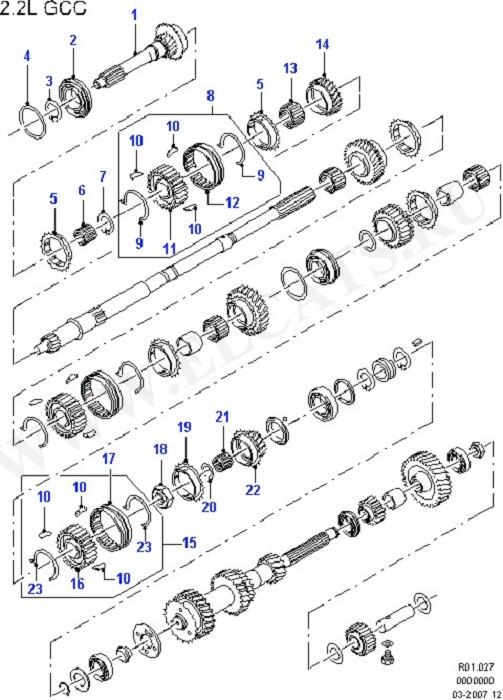 Transmission/Transfer Dr.Components (Manual Transaxle And Case)