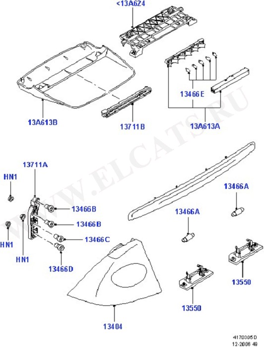 Rear Lamps (Rear & Roof Width Marker Lamps)