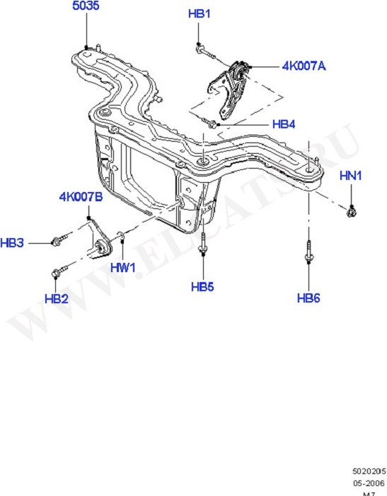 Chassis Frame (Chassis Frame & Related Parts)