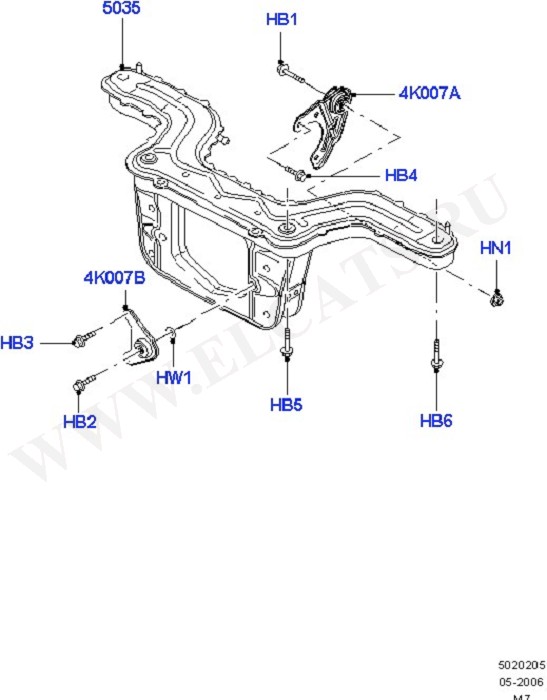 Chassis Frame (Chassis Frame & Related Parts)