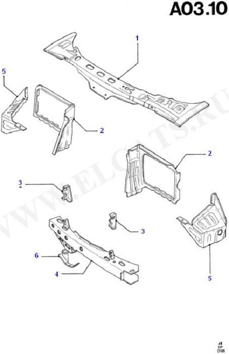 Front Bulkhead (Bulkhead/Bumper/Grille & Hood)